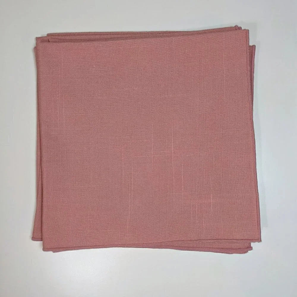 Blush Pink Cloth Napkin Set (x6)